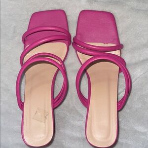 Shein Elegant Pink Women's Heels